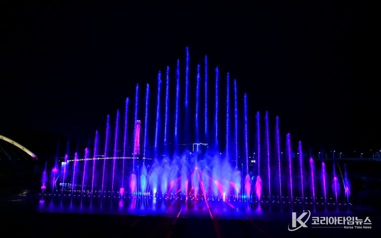 물과 빛, 음악이 만나는 순간... 고령의 새로운 야간 명소