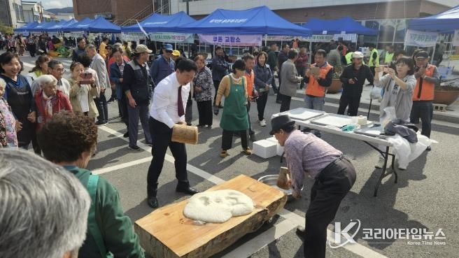 가평군 설악면 농산물 직거래 대장터 '성황'