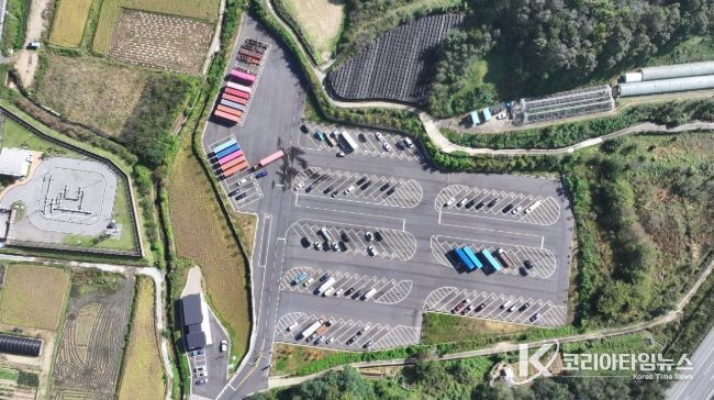 옥천군 화물자동차 공영차고지 1년 만에 대성공