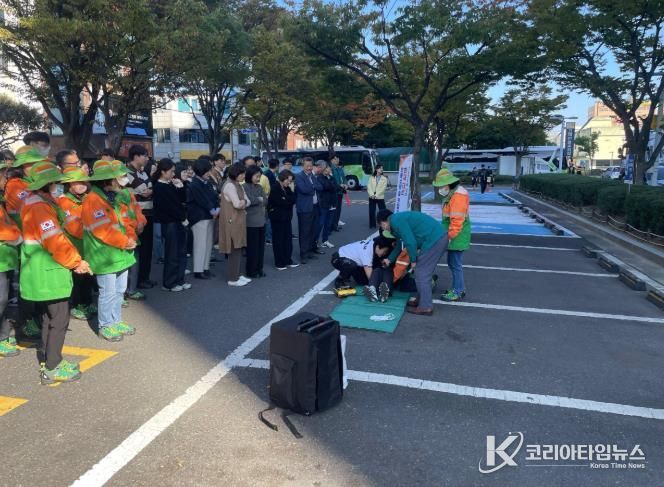 진주시 ‘합동소방⋅민방위대피 훈련’ 실시