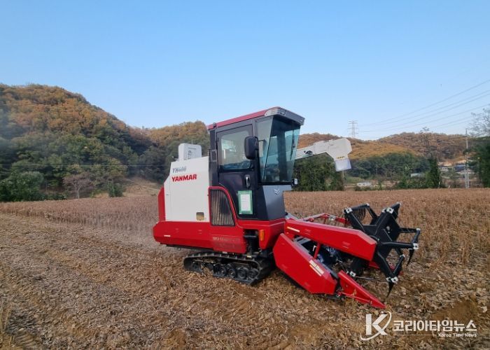 여주시농업기술센터 콩콤바인 임대사업 개시