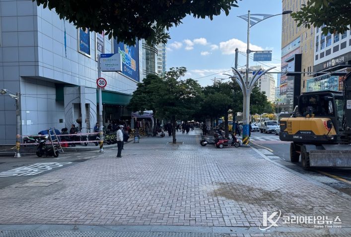 부산진구, 부전역 앞 노점 정비 시행