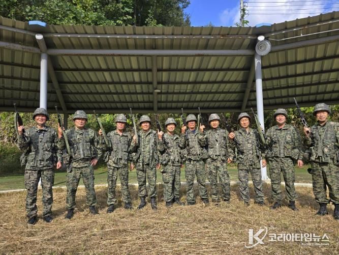 산청 특전예비군 중대, 입영훈련 실시