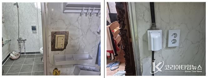 철원군 ㈜희성 관내 저소득가구 전기개보수 실시