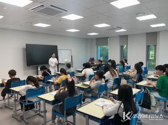 지역 아동의 비만예방과 건강한 성장환경 조성을 위해 추진한 ‘건강한 돌봄놀이터’ 프로그램을 진행했다