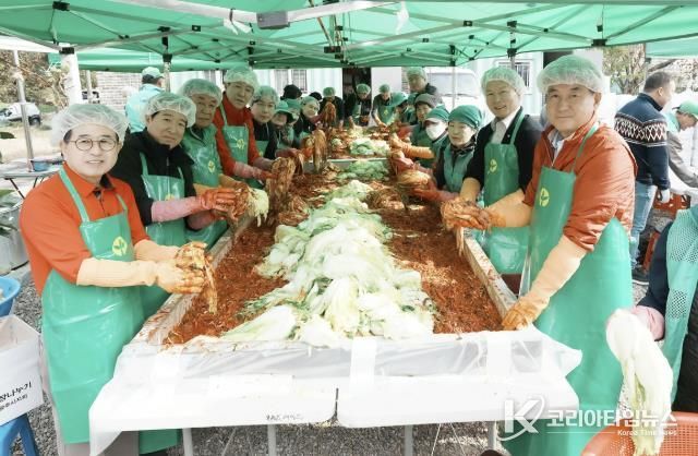 광주시 초월읍 새마을회, ‘사랑의 김장 담그기’ 행사 열어