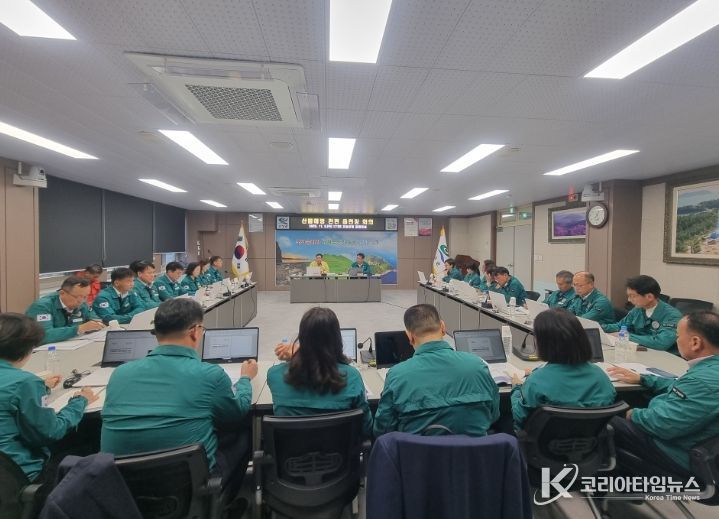 고성군, 산불예방 관련 읍·면장 회의