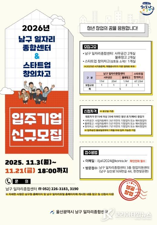 2026년도 입주기업 신규모집