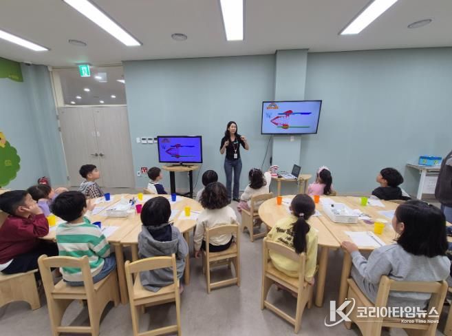 관저주민센터 어린이 건강 프로그램 운영 장면