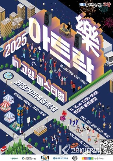 2025년 아트락in고양페스티벌 메인 포스터
