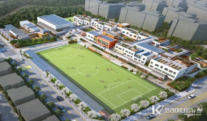 아라월평초중 조감도