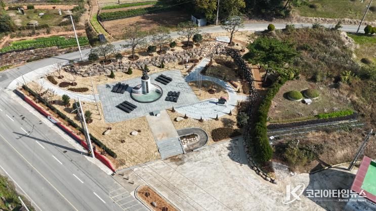 해보면 4·8만세운동 기념탑 생활환경숲 항공 사진