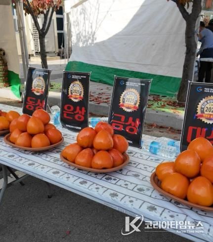제3회 광양대봉감축제 성황리에 마무리 - 진상면(대봉감 품평회 수상 대봉감).