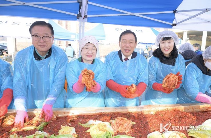세종시 전동면·고운동, 이웃사랑 듬뿍 담은 김장나눔행사