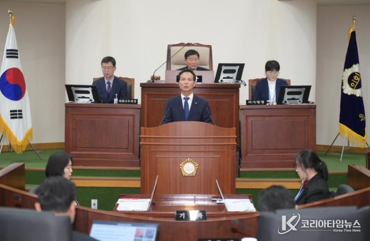 조병옥 음성군수, 시정연설에서 내년도 군정 방향 밝혀
