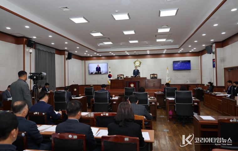 장흥군의회, 제303회 제2차 정례회 개회