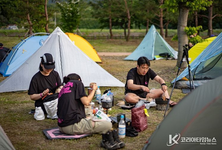 폐교활용 백패킹 행사