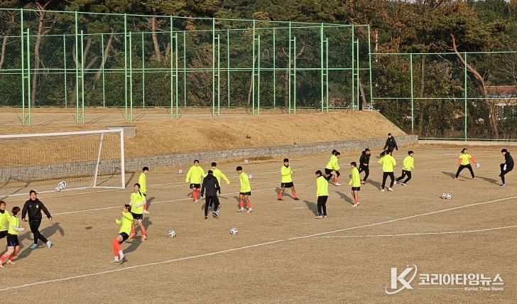 U-19 축구대표팀 훈련 사진