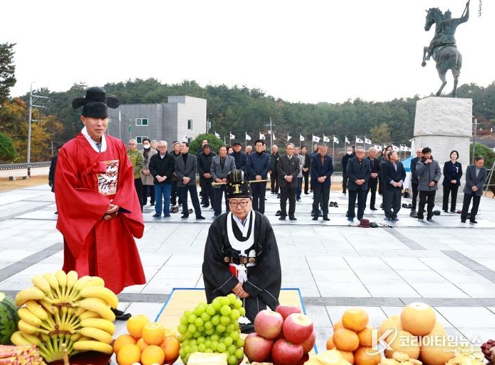 울진군, 북면서 김언륜 장군 추향제 봉행