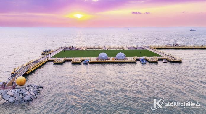 홍성 서부해안, 빛으로 물든 겨울 관광지로 변신