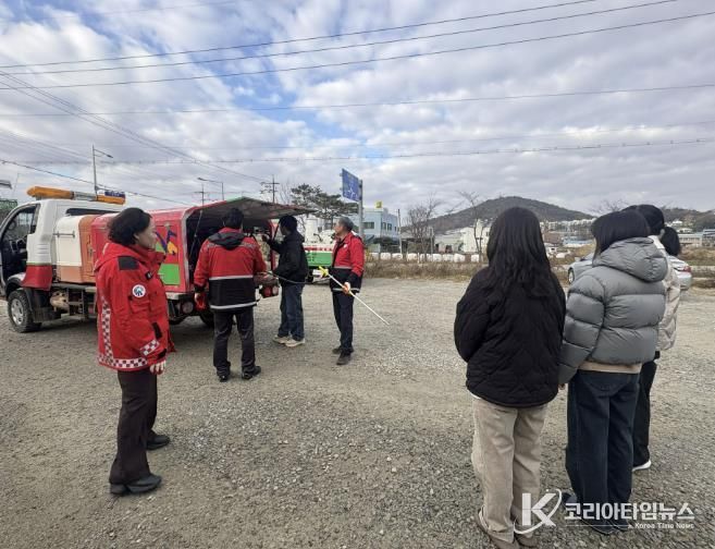 홍성군 구항면, 산불진화장비 교육 실시