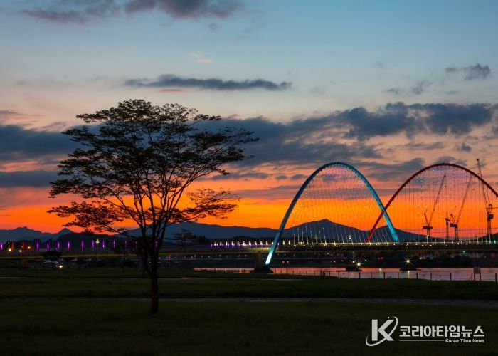 엑스포대교 전경