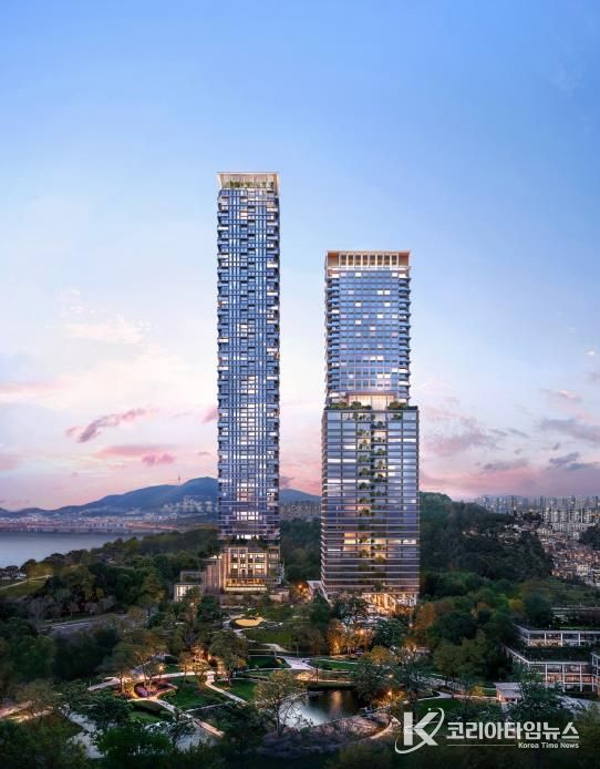 서울숲 일대 및 삼표레미콘 부지 개발 조감도