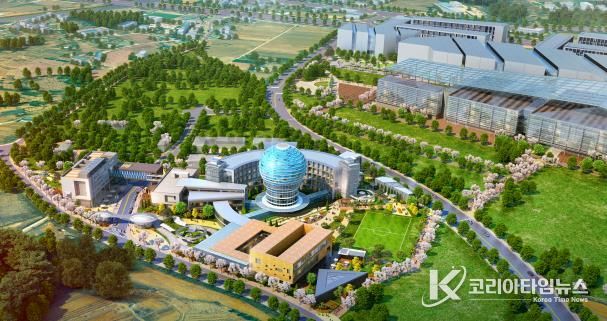 사천시, 국가 우주항공 인재 육성 허브 도약 본격화-과학영재학교 조감도