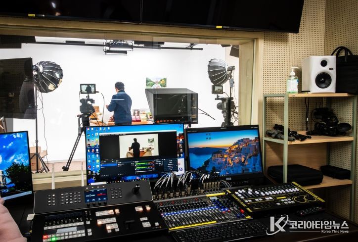 금산군농업기술센터 라이브커머스 방송실