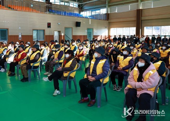 울진군 근남면, 노인일자리사업 해단식 및 소양교육
