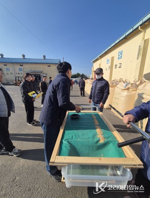 사천시, 벼 수매 현장 개선 ‘수매등급 검수대’ 도입
