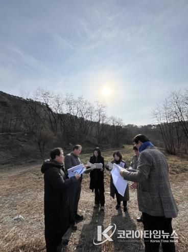 12월 10일 문화복지환경위원회가 고용산 숲속야영장 조성사업 관련 예산안 심의에 앞서 사업 현장을 직접 방문했다.