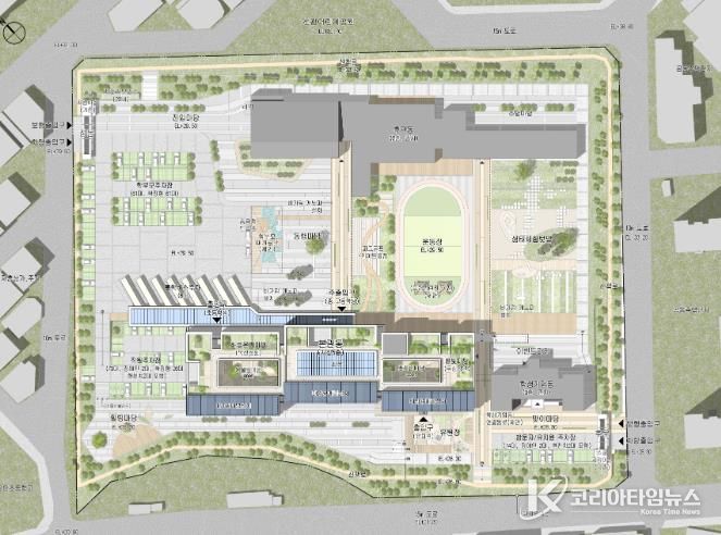 광주선광학교 현대화 개축사업 배치도