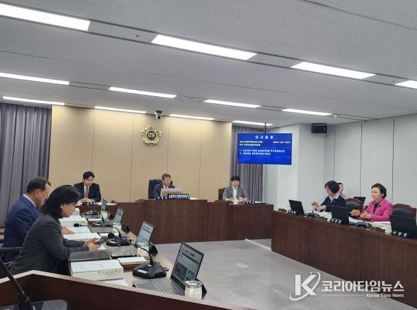 충청광역연합의회 제7회 정례회 제1차 초광역건설환경위원회 개최