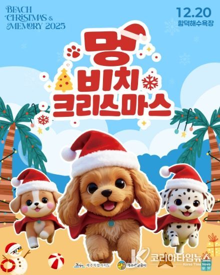 반려견과 함께하는 비치크리스마스