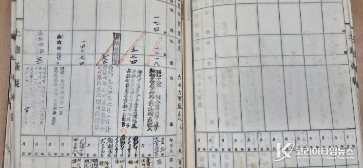 한자·일본어 구)토지대장 한글화로 지적행정 혁신