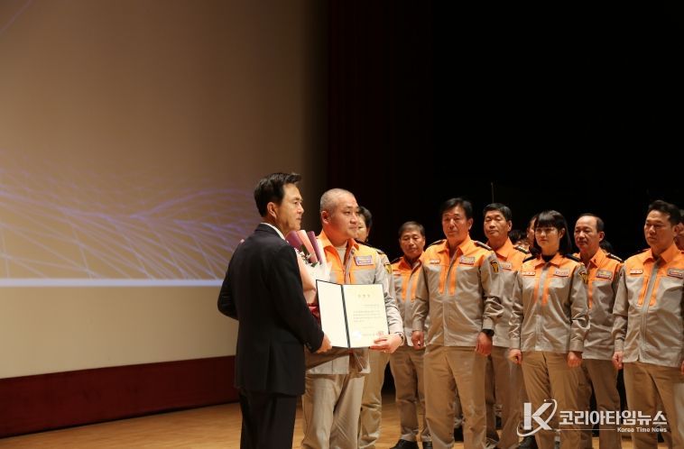 서산소방서 의용소방대연합회 단체 우수상·개인 유공 표창 받아