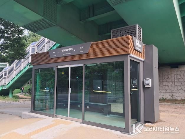 안성시, 버스정류장 스마트 쉘터 한파쉼터로 운영