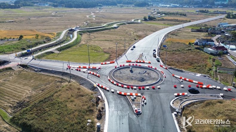 화력발전소 우회도로 개설 안전한 교통