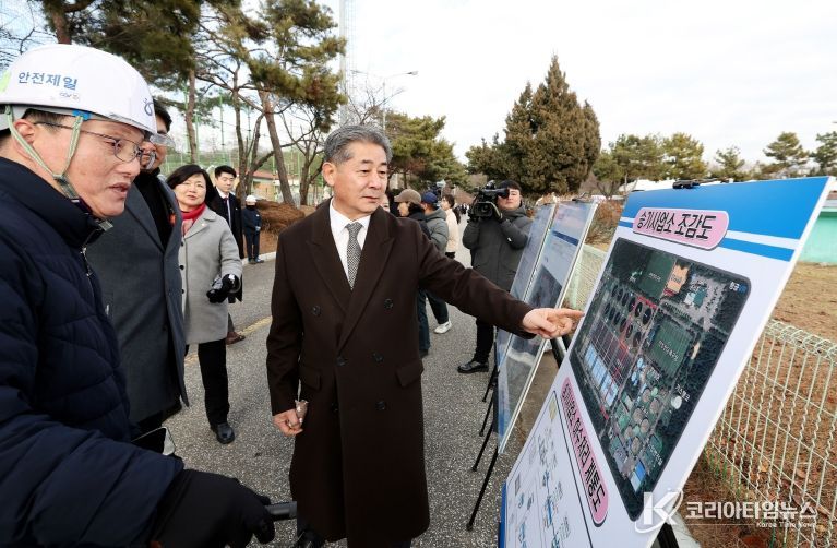 인천시의회 정해권 의장, 승기공공하수처리시설 현대화사업 착공 축하