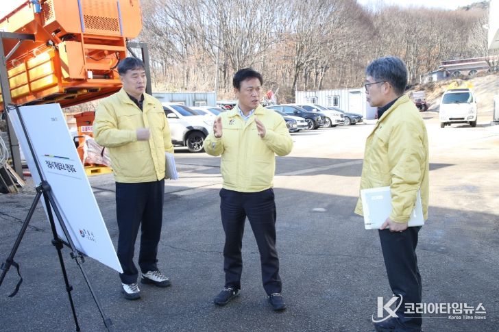 이학수 정읍시장, 제설 창고·한파 쉼터 긴급 점검