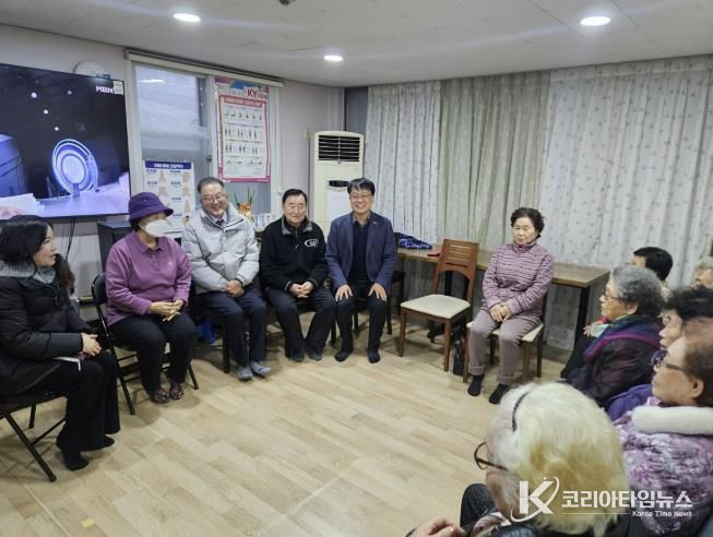 광주시 오포1동, 새해 맞아 경로당 순회
