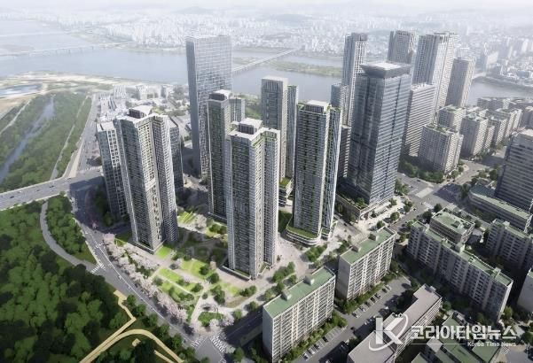 여의도 광장아파트 28 재건축 정비사업 조감도 예시(안)