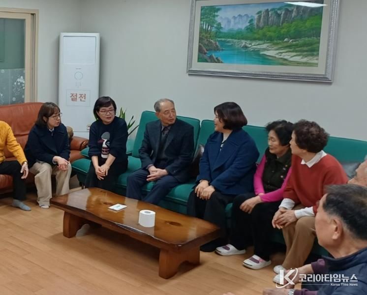 파주시 운정3동, 새해 맞아 관내 경로당 방문