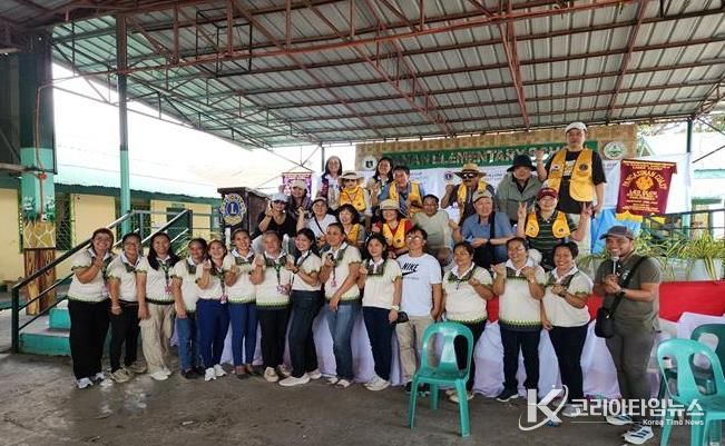 충주 노은라이온스클럽, 필리핀 해외 봉사활동 진행