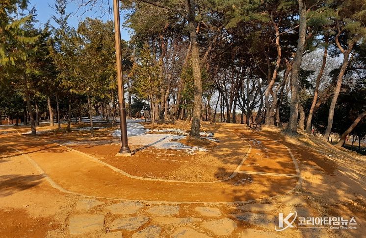 시민공원 내 맨발걷기길