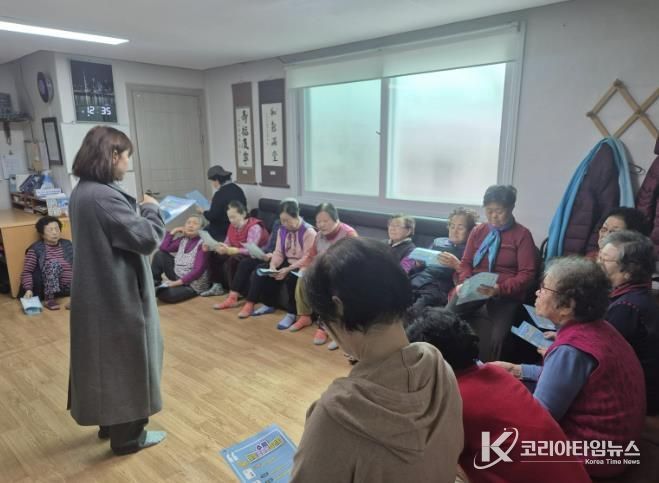 수원시 권선구 세류2동, 경로당 순회하며 ‘수원 새빛 생활비 패키지’ 홍보
