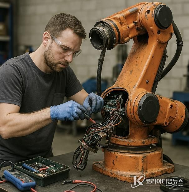 로봇 리퍼브 공정 예시 (사진 = 한국로봇사용자협회 제공)