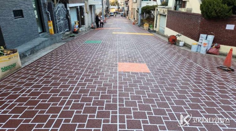 수성구, 만촌동 961-1번지 일원 노후 포장 정비로 통학로 안전 강화