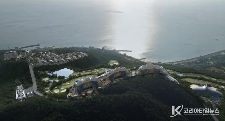 웨일즈코브 울산관광단지 조감도.
